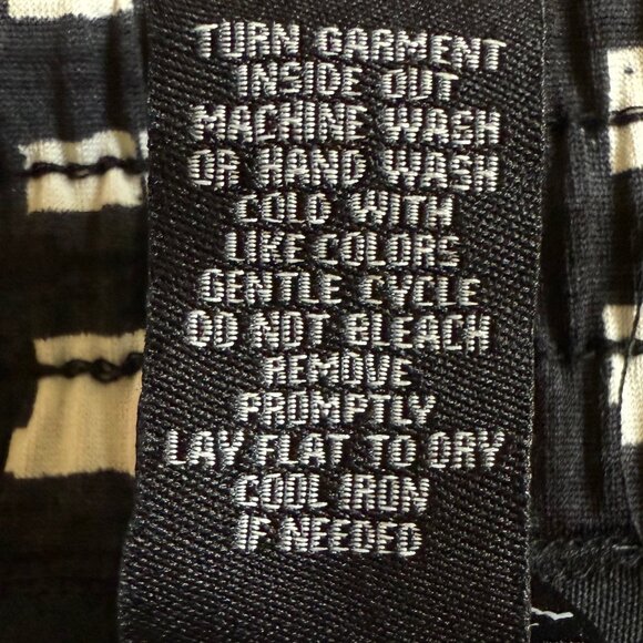 Zac & Rachel Checkered Pull On Elastic Waist Wide Leg‎ Pants Size M - Picture 8 of 8